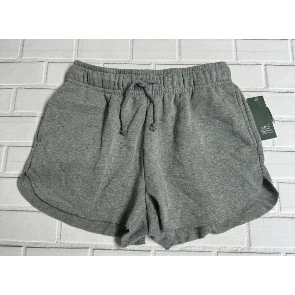 Wild Fable High-Rise Dolphin Shorts Dark Heather Gray Women's Size Medium - RARE